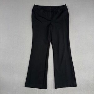 Talbots Pants Womens 10 Black Bootcut Stretch Professional Trousers Dress Rayon